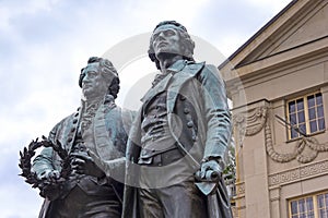 Goethe & Schiller Memorial in Weimar.